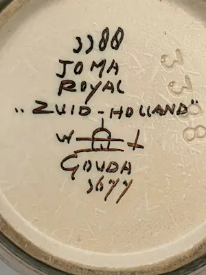 Plateelbakkerij Zuid-Holland - grote kan design 'Joma' kopen? Bied vanaf 35!