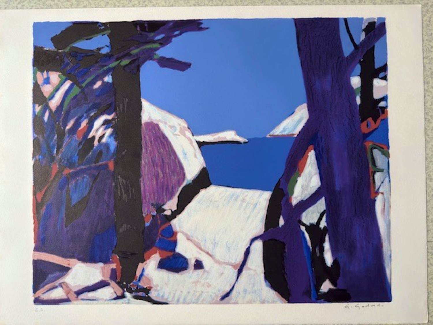 Gabriel Godard - Lithographie "Provence" kopen? Bied vanaf 105!