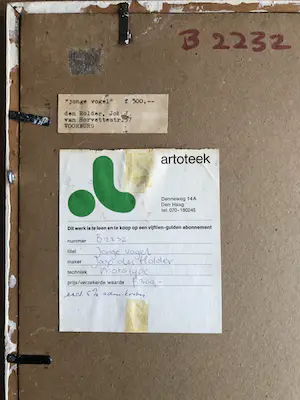 Joop den Holder - Jonge vogel kopen? Bied vanaf 125!