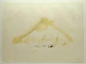 Antoni Tapies - En forme de montagne - 1980 - oplage 75 vendu pour 675€ !