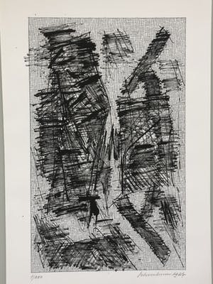 Jan Schoonhoven - Formatie map met 12 zeefdrukken 1/100 kopen? Bied vanaf 3450!