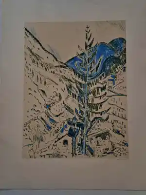 Jan Wiegers - Sneeuwlandschap in Graubunden verkauft für € 135!
