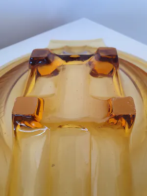 August Walther & Sohne AG - schaal, model Orient - kleur amber, gemaakt van persglas kopen? Bied vanaf 1!