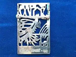 Jeroen Krabbé - Broche/hanger (zilver) vendu pour 75€ !