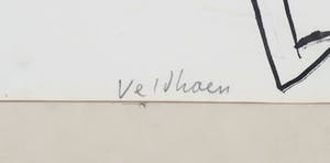 Aat Veldhoen - Collage, Geldmannen kopen? Bied vanaf 50!