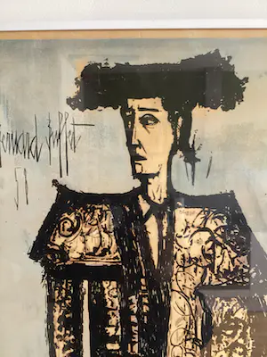 Bernard Buffet - Toreador - lithografie kopen? Bied vanaf 50!