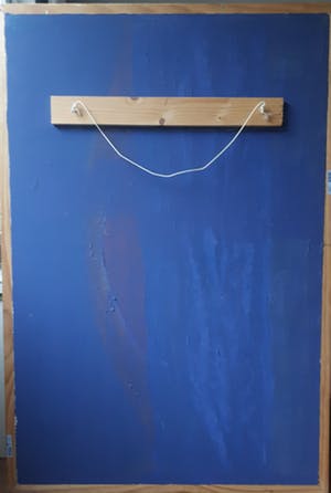 Niet of onleesbaar gesigneerd - Patio met bloemen - zeer groot - ingelijst kopen? Bied vanaf 10!