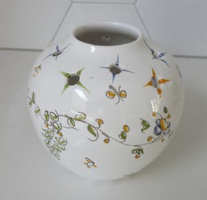 Faience  ( st Michel) Moustiers - Henriot Quimper, Faience de Moustier, Menegatti Firenze - Drie stuks Frans en It kopen? Bied vanaf 1!