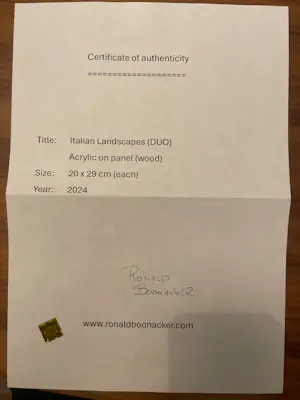 Ronald Boonacker - Italian landscapes kopen? Bied vanaf 100!