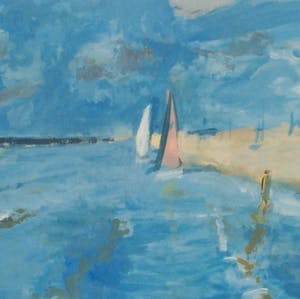 Niet of onleesbaar gesigneerd - Strand/Zeegezicht kopen? Bied vanaf 1!