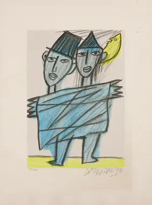 Corneille - Litho, Zonder titel kopen? Bied vanaf 80!