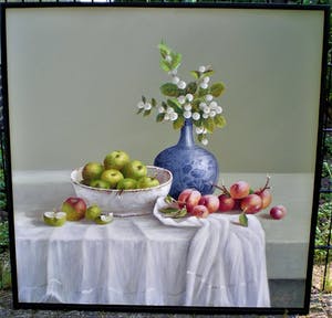 Buy Thomas Heesakkers - Stilleven met fruit en witte besjes? Bid from 495!