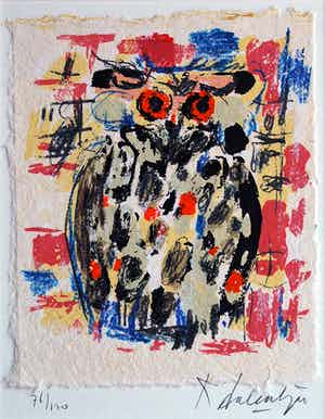 Kees Salentijn - Uiltje verkocht voor € 55!