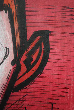 Bernard Buffet - De Rode Clown, originele litho (Mourlot 1967) kopen? Bied vanaf 120!