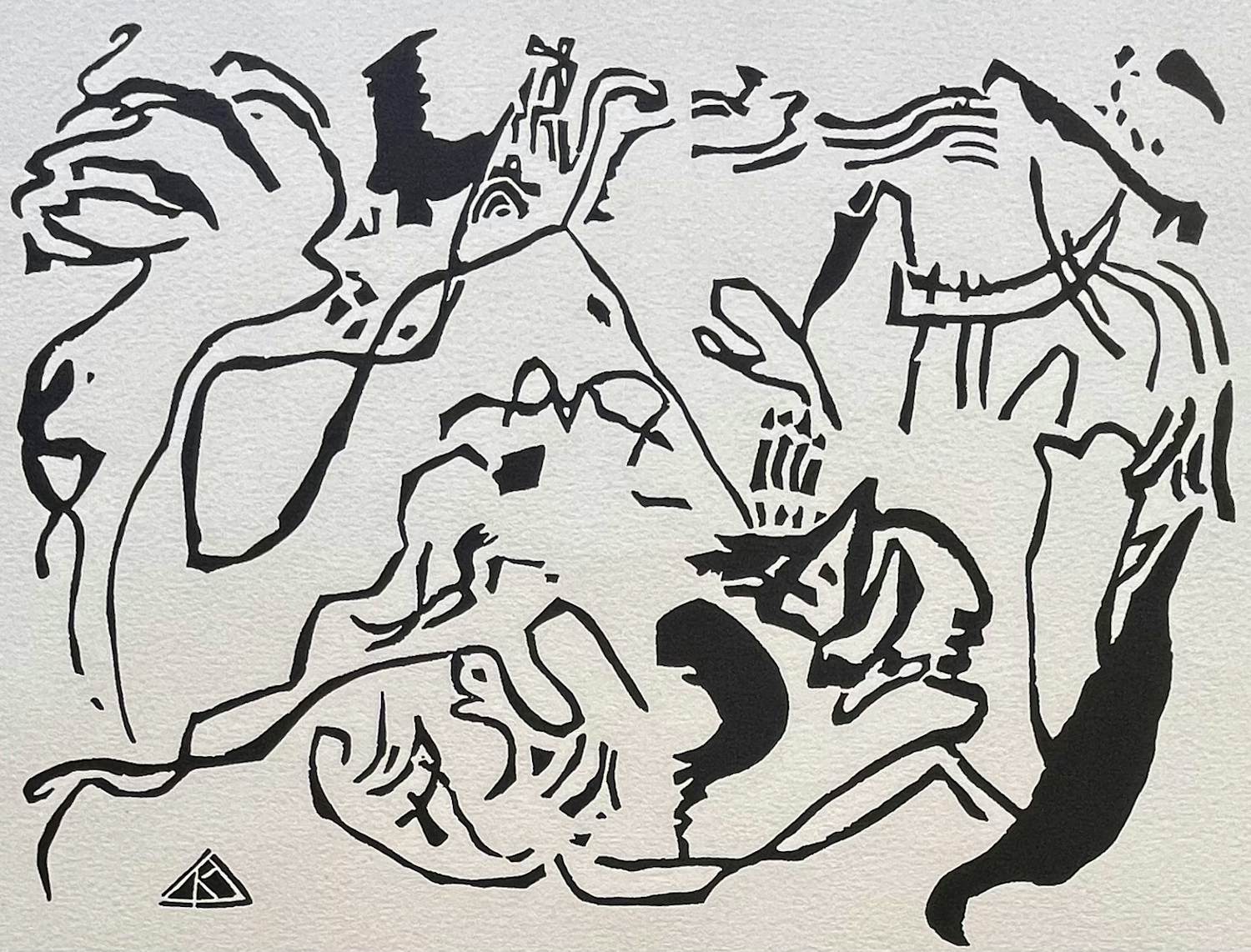 Wassily Kandinsky - "Het Laatste Oordeel" - Originele houtsnede, 1911. kopen? Bied vanaf 65!