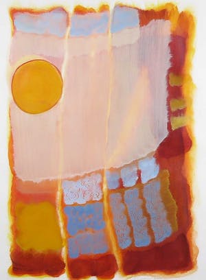 Tineke Looman - Olieverf op canvaspapier, Flowers in the sun - Ingelijst (Groot) kopen? Bied vanaf 20!