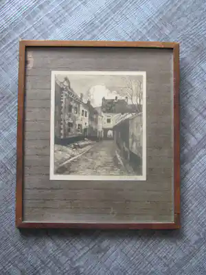 AcheterHan Jelinger - stadsgezicht (Maastricht?)? Enchérissez de 40!