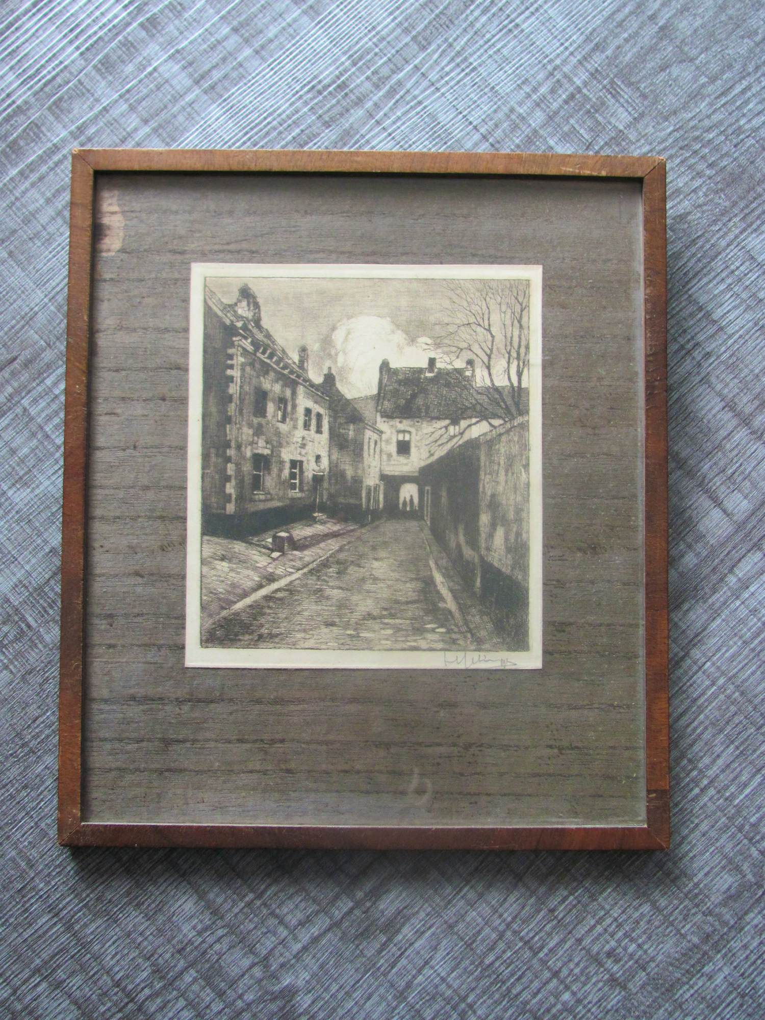 Han Jelinger - stadsgezicht (Maastricht?) kopen? Bied vanaf 60!