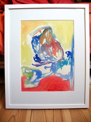 Finn Pedersen - 2 Aquarel werken - Handgesigneerd kopen? Bied vanaf 295!