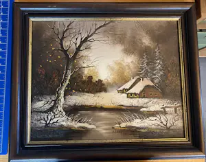 Albert Buikema - winters landschap kaufen? Bieten Sie von 50!