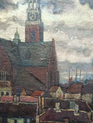 Henk Fortuin - Stadsgezicht - Zicht op Maassluis kopen? Bied vanaf 150!