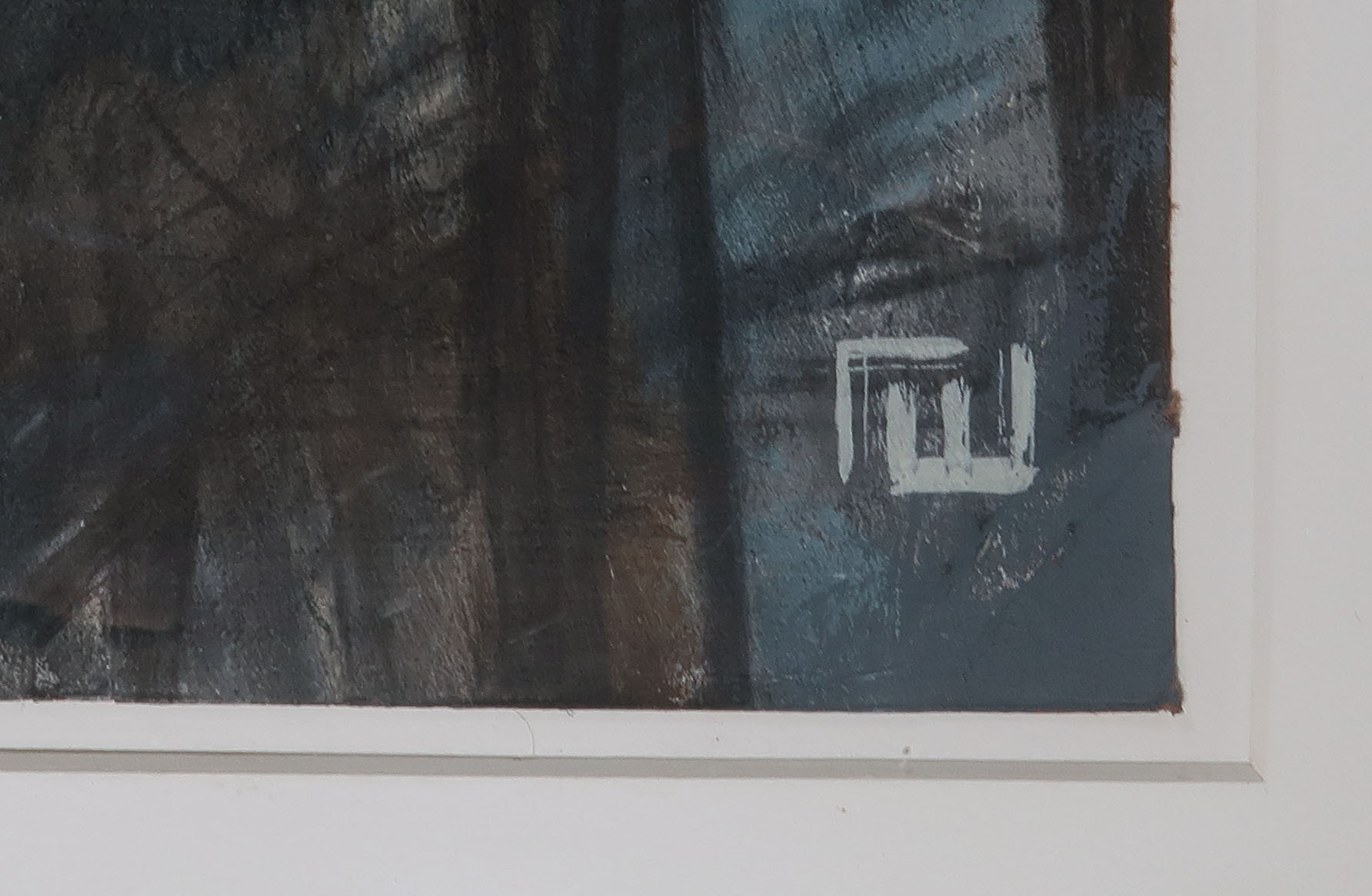 Niet of onleesbaar gesigneerd - Acryl op karton, Torens - Ingelijst (Zeer groot) kopen? Bied vanaf 1!