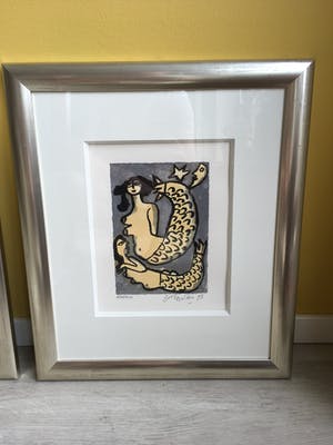 Corneille - 4 stuks prachtig ingelijste Corneille ‘s kopen? Bied vanaf 485!