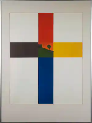 AcheterWillem van Malsen - zeefdruk - Zonder Titel 21/25 - ingelijst - 25775? Enchérissez de 95!