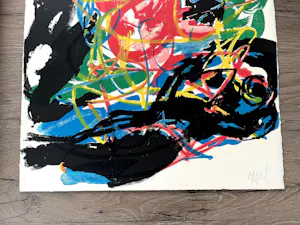 Karel Appel - A beast-drawn man kopen? Bied vanaf 1150!