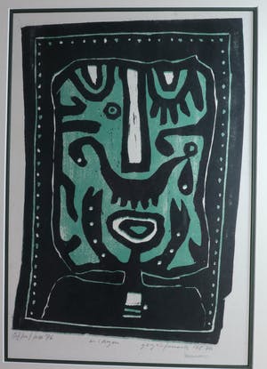 Ferenc Gogos - Abstracte compositie kopen? Bied vanaf 75!