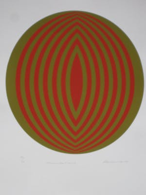 Rob Schotman - Intrigerend jaren 60 PoP Art Litho - Circum-Centrisch - gesigneerd kopen? Bied vanaf 10!