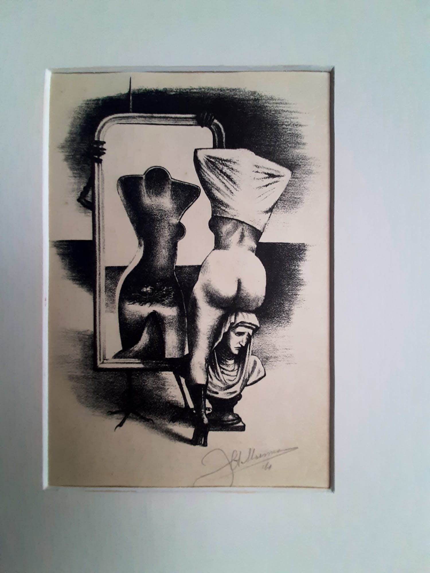 Joop Moesman - Torso met nest kopen? Bied vanaf 200!