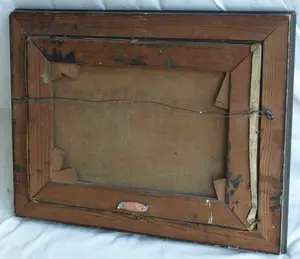 Niet of onleesbaar gesigneerd - Olieverf op doek , Aan de kade - ingelijst kopen? Bied vanaf 1!