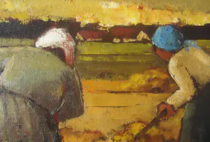 Buy Lea Vanderstraeten - "Farmers in the Field"? Bid from 200!