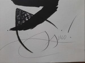 Joan Miro - L'Aïeule des 10,000 Âges, grote, zeldzame handgesigneerde litho kopen? Bied vanaf 3500!