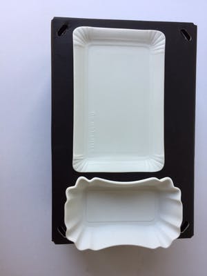 Rosenthal - Twee zeldzame objecten Do not Litter Collection wit, biscuit porselein kopen? Bied vanaf 65!