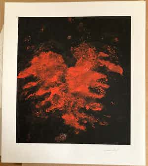 Armando - vleugel - Giclée -2017 - oplage 30 stuks verkocht voor € 250!