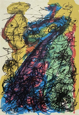 Henk Hesselius - kleurenzeefdruk | 'Experimenteel universum' | 1948-1997 kopen? Bied vanaf 35!