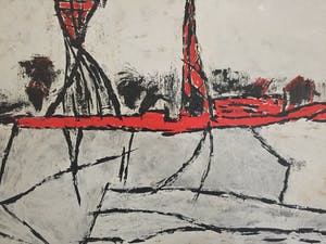 John Foppen - Italian Fishing Village Anno 1900..... # K04 . XL. GROOT. kopen? Bied vanaf 169!