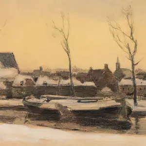 Hendrik Frauenfelder - Besneeuwd dorp kopen? Bied vanaf 175!