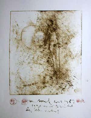 Anton Heyboer - ets getiteld kleed verkocht voor € 249!