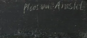 Jaap Ploos van Amstel - Gemengde techniek op doek, Labirint - Ingelijst kopen? Bied vanaf 100!