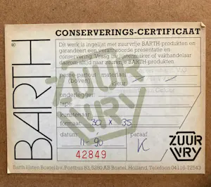 Reinder Homan - Ets, Landschap met riet in de polder ‘90 kopen? Bied vanaf 65!