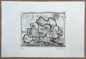 Lucebert - Figuur, ets (beperkte oplage) kopen? Bied vanaf 225!