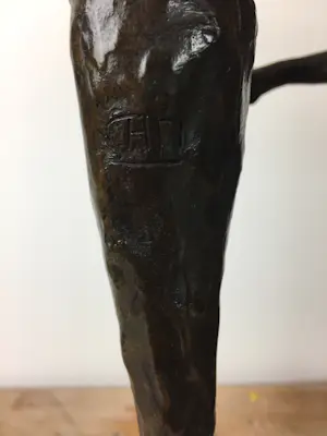 Corry Ammerlaan - Bronzen sculptuur | 'Balans' (ZEER GROOT, UNIEK WERK) kopen? Bied vanaf 300!