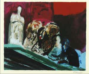 Luis Filcer - Casino - Zeefdruk, Ingelijst verkocht voor € 35!