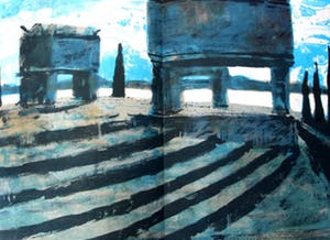 Jeroen Hermkens - Morseseinen uit Il Vittoriale - 2010 (10 litho's en 8 gedichten) kopen? Bied vanaf 275!