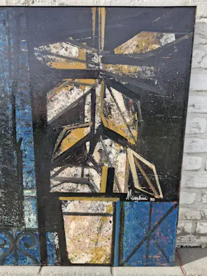 Vicente Martin - Luna - abstracte compositie kopen? Bied vanaf 200!