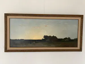 AcheterCornelis Kuypers - Boerenfamilie op het land bij zonsondergang? Enchérissez de 500!