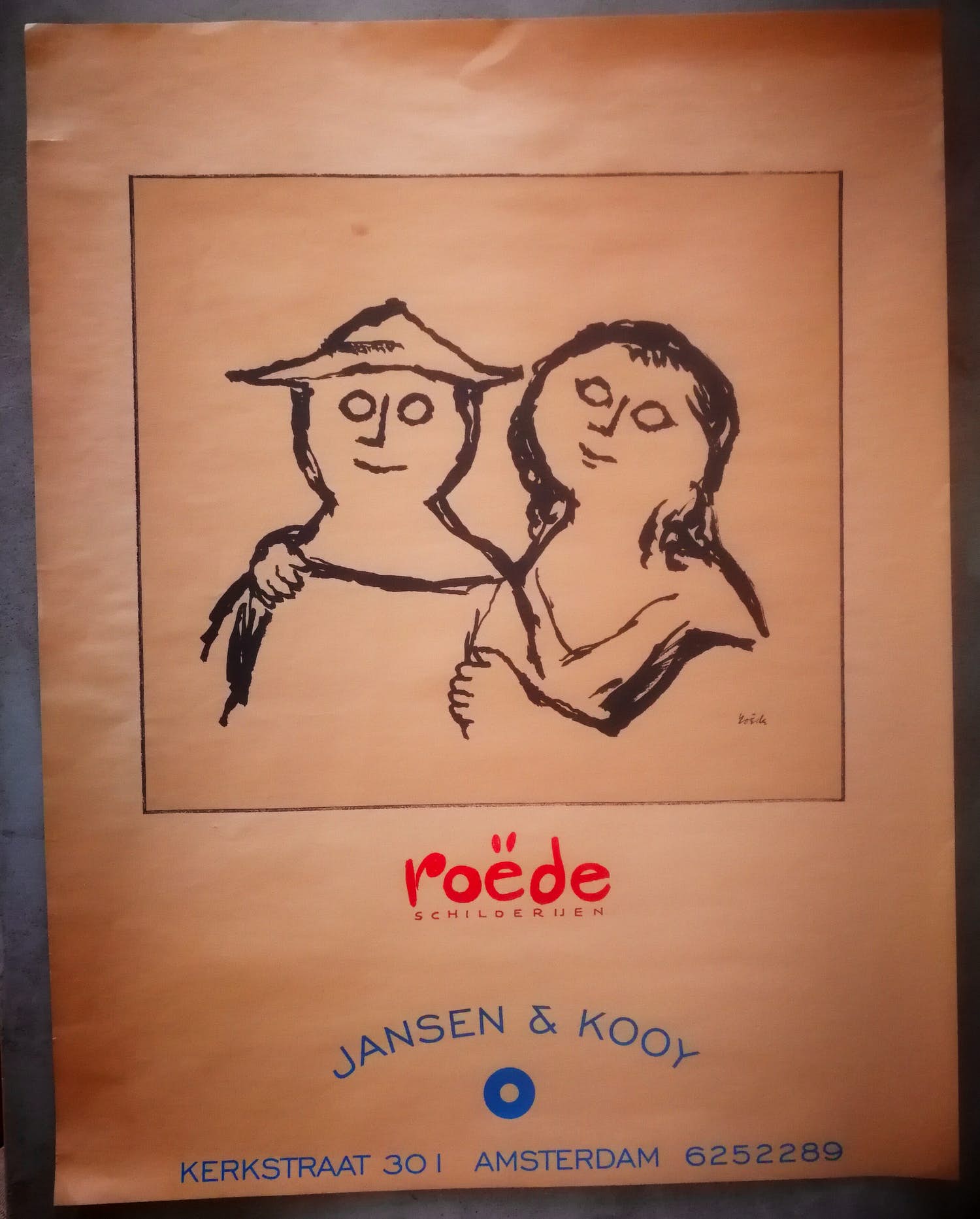 Jan Roede - De geliefden. verkocht voor € 79!